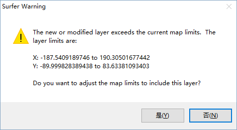 询问是否调整地图限制